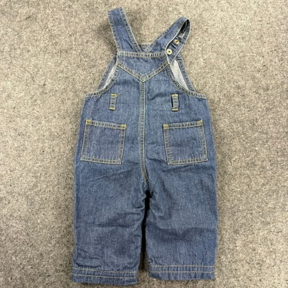 Gymboree Denim Overalls Baby‎ 3-6 Months Adjustable Straps Pockets